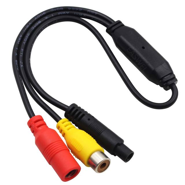 General Car Video Cable RCA-4PIN for Car Rear View Backup Camera Connect Car Monitor DVD