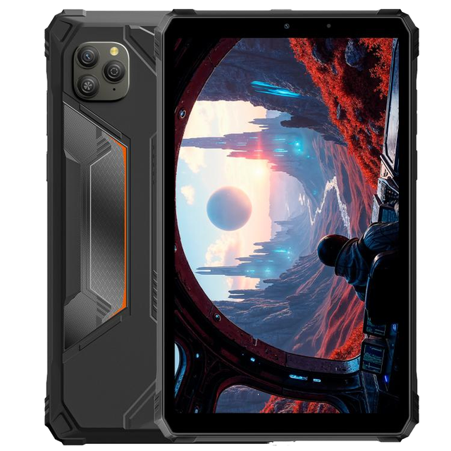 Global Version New Blackview Active 5 Rugged Tablet 6GB+128GB 8.68 Inch Waterproof Android 15 Octa Core 4G LTE Professional Use