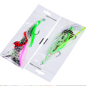 170mm chất liệu Silicone bạch tuộc váy nhân tạo mềm thu hút 5 màu sắc chìm hành động lure lure mực váy với 15 #18 # móc - Product Image 6
