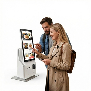 Kiosco de Autoservicio con Pantalla Táctil Dual de 15.6 Pulgadas, Todo en Uno, con SDK para Uso en Pagos en Interiores - Product Image 1