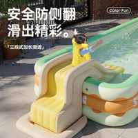 Buse d'air Piscine gonflable extérieure Piscine gonflable pour bébé Pataugeoire gonflable pliable dans la cour