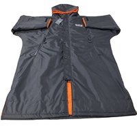 Veste de sport imperméable de haute qualité avec logo personnalisé, coupe-vent, veste de bain, manteau d'hiver surdimensionné