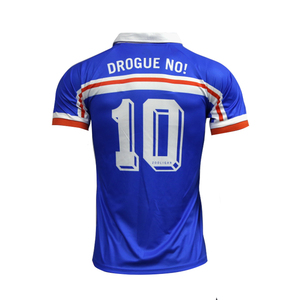 Sublimation personnalisée conception de maillot de cricket couleur bleue chemise de cricket pour hommes vierge - Product Image 3