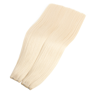 Nuove Extension per Capelli Umani Naturali Invisibili <span class=keywords><strong>Biondo</strong></span> <span class=keywords><strong>Cenere</strong></span> e <span class=keywords><strong>Biondo</strong></span> Dorato Genius Weft, Doppia Trama, Capelli Umani Genius Weft - Product Image 4