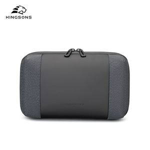 Kingsons Multipurpose Storage Bag Rectangle Waterproof Fabric With Double Zipper For Electronics Accessories - Product Image 3