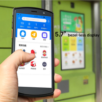 Computadora Móvil Android Resistente UROVO DT50S PDA de 5.7 Pulgadas, Escáner de Código de Barras Portátil IP67 con 4G, Wi-Fi y GPS para Gestión de Almacenes