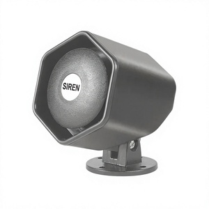ไซเรนพีโซ HEX118 12V/24V อะลูมิเนียมอัลลอย สีดำ - Product Image 1