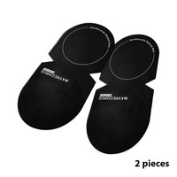 2pcs Record Cleaner Handler Mitt Black Vinyl Record Clip Disc Cleaning Protection Pad Lightweight No Fingerprints No Damage