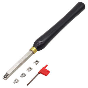 NOUVEAU Lot de 4 gouges HSS interchangeables pour tournage sur <span class=keywords><strong>bois</strong></span>, pour tiges de projets - Product Image 1