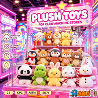 EN STOCK - Peluche durable de 8 pouces, design mignon, vente en gros pour machines à griffes, distributeurs automatiques et récompenses de jeux