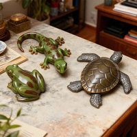 Molde de silicona 3D para reptiles, forma de rana, serpiente, lagarto, moldes de resina epoxi para colgar en la pared, arte de jardín, decoración del hogar, suministros de bricolaje