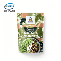 Sachet Doypack Antistatique et Anti-humidité avec Fermeture Zip pour Sushi, Flocons d'Avoine, Lait en Poudre, Matcha, Chewing-gum et Aliments pour Animaux