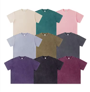 เสื้อยืดคอกลมแขนสั้นผู้ชาย สีพื้น ผ้าฝ้ายเจอร์ซีย์ 100% ทรงปกติ สไตล์ลำลอง - Product Image 1