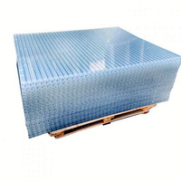 Panneau Acoustique en Acrylique avec Panneaux Transparents pour Sections Surélevées, avec Découpe CNC et Trous Pré-percés