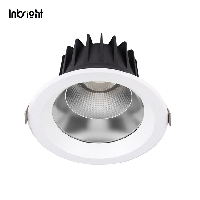 Dimmable Cct Change Led Smart Recessed Downlight 18W 28W 38W 48W Aluminum Recessed Wide Beam Ceiling Ultra Low UGR<13 Down Light