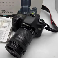 Appareil photo reflex numérique 7D avec objectif 18-135 mm, capteur CMOS 18 MP, vidéo Full HD, écran 2-3 pouces, carte CF, prix avantageux