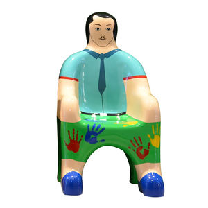 Y655 famille forme maison jardin loisirs chaises espace public FRP intérieur confortable <span class=keywords><strong>Spot</strong></span> léger personnalisé artistique Relax siège tabourets - Product Image 5