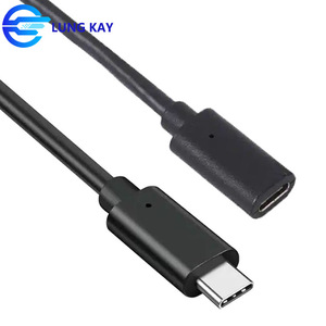 Type-<b>C</b> extension cable, audio/video <b>USB</b> male to female extension <b>adapter</b> cable, 100W fast charging extension cable - Product Image 2