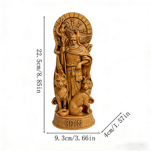 Figurines personnalisées de la <span class=keywords><strong>mythologie</strong></span> celtique, statues en résine des dieux nordiques, autel viking, Hela, <span class=keywords><strong>Odin</strong></span>, LOKI, Freya, style sculpture sur bois, décoration intérieure - Product Image 5