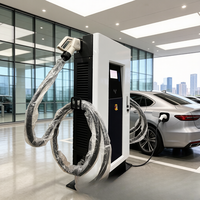 Estación de Carga Comercial para Vehículos Eléctricos 60kW CCS2 Gun OCPP 1.6J, Solución de Estacionamiento para Flotas con Conector Dual Independiente Jinghu TA-DC-DD 60-B