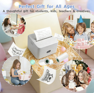 Regalos de Cumpleaños para Niños, <span class=keywords><strong>Mini</strong></span> Impresora de Bolsillo Inalámbrica con Papel de Impresión, Impresión de <span class=keywords><strong>Fotos</strong></span>, Impresora Térmica Portátil - Product Image 3
