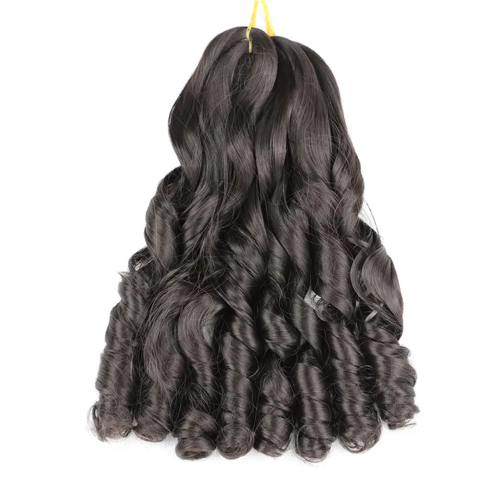 HOT selling 20 Inch 75G Spiral Curls Synthetic Loose Wave Crochet Braids Hair Extensions Braiding Hair For Black Women