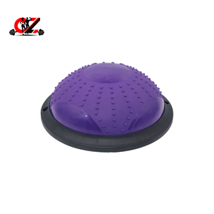 ลูกบอลทรงครึ่งวงกลม CZFIT PVC สำหรับฝึกสมดุล ใช้ได้ทั้งที่บ้านและยิมเชิงพาณิชย์ ขนาด 58 ซม. ดีไซน์ฐานกันลื่น รับน้ำหนักได้ 300 กก. - Product Image 5