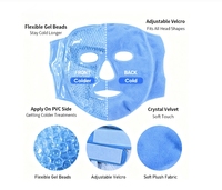 Masques faciaux chauds et froids pour les cernes, les poches sous les yeux, les migraines, les maux de tête, les rougeurs dues au stress avec un soulagement par le froid