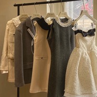 Robes en coton de style français pour femmes, surplus de Chine, vente en gros, nouveaux modèles avec une qualité stable