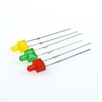 Diodes LED rondes de 2 mm, petites ampoules LED à dôme, rouge, vert, bleu, jaune, orange, etc., avec lentille diffuseur de couleur, 1000 pièces par sac