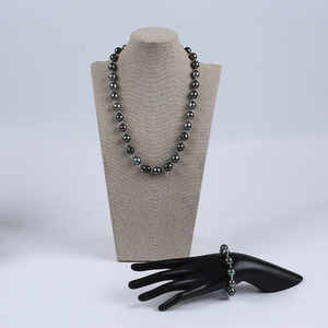 Bộ trang sức ngọc trai nước mặn thật 11-12mm, bộ vòng cổ ngọc trai Tahiti - Product Image 6