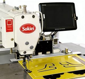 Machine à coudre Strobel industrielle automatique à plat pour empeignes de chaussures, à commande numérique - Product Image 1