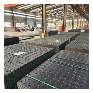 4x8 HDPE nhựa Mat Kết cấu bề mặt bền di động tạm Thời Đường mat cho Đường Cơ Sở/subgrade 1220x2440mm 10-40mm Độ dày - Product Image 1