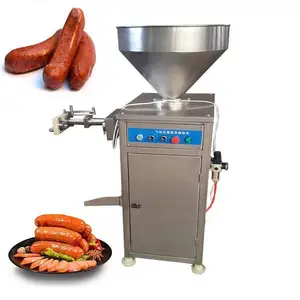 Industrial automatic sausage filler with twister restaurant pneumatic sausage filling machine