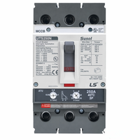 Disjoncteur à boîtier moulé LS ELECTRIC Susol UTS250N MCCB 2P 3P 250A 65kA 240V AC 489 CSA NOM IEC 60947-2 Stock d'usine