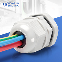 Presse-étoupe en nylon multi-trous métrique M12, 2, 3 ou 4 trous, étanchéité EPDM, étanche IP68/IP69, certifié CE, en plastique