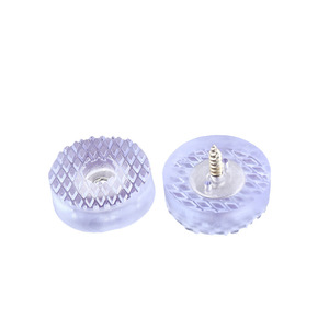 Pads de protection en silicone transparents pour pieds de meubles, ronds et carrés, silencieux, pour la protection des tables et des chaises - Product Image 3