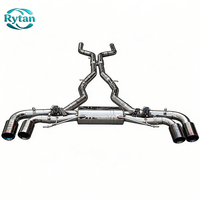 Système d'échappement Rytan, échappement à soupapes en acier inoxydable, système d'échappement Valvetronic Catback pour BMW 2021 X6m F96 X5M F95 V8 4.4T