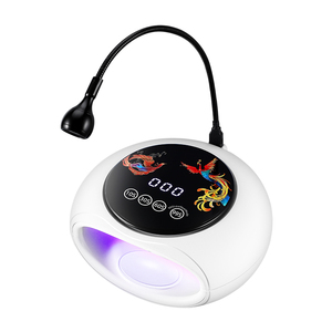 Lampe à ongles LED à lumière rouge 660 nm, sécheuse 128 W, écran LCD UV, fonction de mémoire, durcissement du gel de polissage - Product Image 1