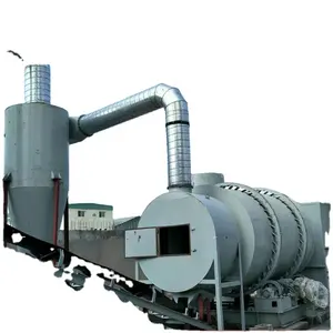 Automatic control Field processing Industrial Return River Sand Dryer Triple Cylinder Drum Rotary Silica Sand Dryer