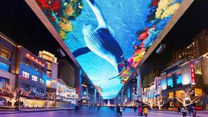 Rgx ODM trần trang trí trong nhà ngoài trời sử dụng p2.5mm p4mm đầy đủ màu sắc plafond overhead Top Trần dẫn Màn hình hiển thị với TUV - Product Image 4