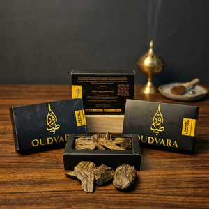 Sanai Zilal Oud 100g OUDVARA Copeaux d'encens de bois d'Oud Premium 100% Naturels Parfum Indien Aromatique Utilisation Toutes Saisons - Product Image 3