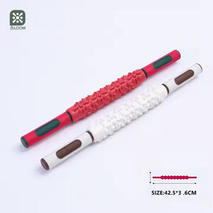 BLOOM Long <span class=keywords><strong>Massage</strong></span> Yoga Stick EVA Rolling Stick Terapia <span class=keywords><strong>Body</strong></span> Shoulder <span class=keywords><strong>Massage</strong></span> Stick Yoga Roller Muscle Massager - Product Image 2