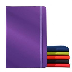Recycled Promotional Business Diary Luxury Strap Custom Printed Organizer <b>A5</b> Pocket Journal Hardcover PU Leather <b>Notebook</b> - Product Image 1