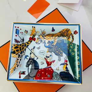 Cenicero Electrónico Recargable de Cerámica, Estilo Americano, Cuadrado, Decorativo para Escritorio, Ecológico, con Logotipo Personalizado para el Hogar - Product Image 2