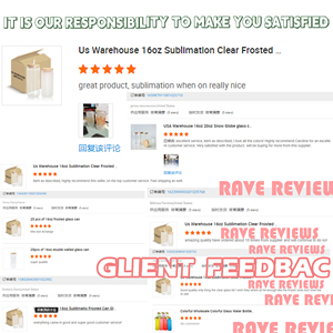 Mug en verre dépoli transparent pour sublimation, 16 oz, style canette de bière, avec couvercle en bambou et pailles, entrepôt US - Product Image 4