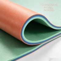 HANLI PVC Elastischer Stoßdämpfender 4,5mm Edelstein-Muster Umweltfreundlicher Antibakterieller Bodenbelag für Indoor-Tischtennisplätze