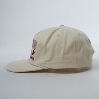 Gorras de 5 Paneles de Perfil Bajo con Logotipo Bordado Personalizado, Tela de Lona, Sin Estructura, Visera Plana, con Cuerda
