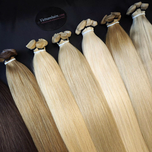 Extensions de cheveux humains vierges vietnamiens en gros, tissages Genius doux et soyeux, lots double drawn - Product Image 2