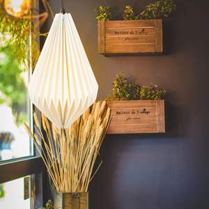 <span class=keywords><strong>Abat</strong></span>-<span class=keywords><strong>jour</strong></span> en papier <span class=keywords><strong>origami</strong></span> de style nordique, <span class=keywords><strong>abat</strong></span>-<span class=keywords><strong>jour</strong></span> pliable en papier, couverture de lampe suspendue, lanterne décorative en papier - Product Image 2